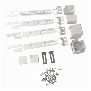 Montagekit til låger på kølefryseskab fra Aeg, Electrolux, Zanussi og andre mærker.